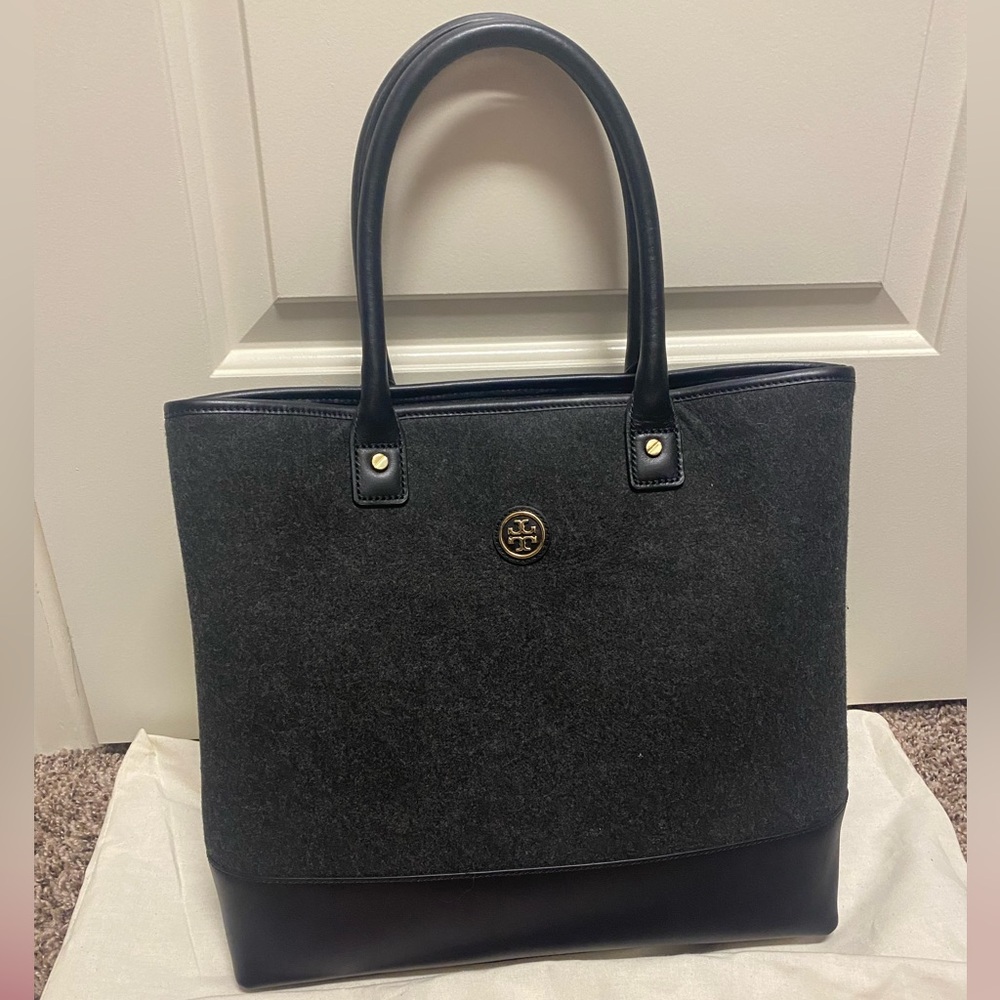 Tory Burch Flannel Jaden Tote